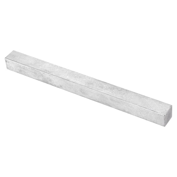 Uxcell Steel Bar, 1" Height x 1" Width x 12" Length Square Steel Key Stock Cold-Drawn Steel Bars Precision Key Stock Square Steel Bar