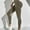 01 Army Green, variant on YueHuiYing Workout Ribbed Seamless Leggings for Women High Waist Tummy Control Gym Leggings Athletic Yoga Pants