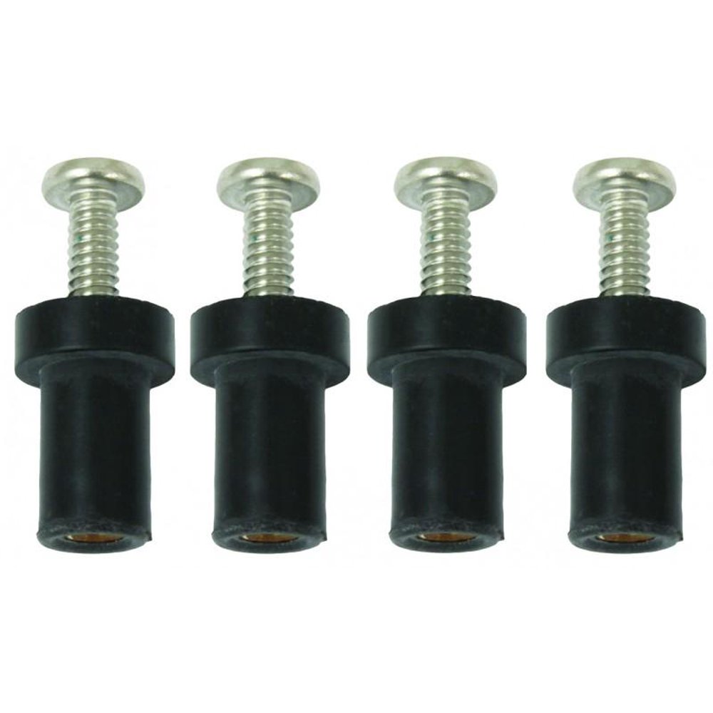 RAM MOUNT MARINUT RUBBER EXPANSION BRASS NUT 4 PACK