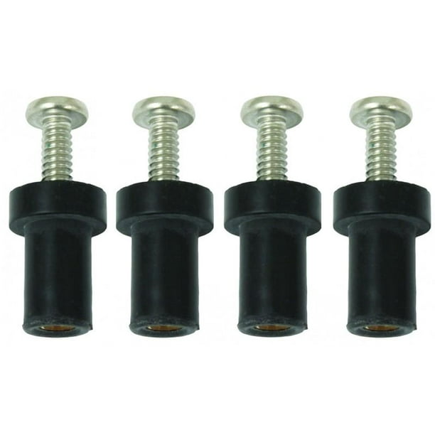 RAM MOUNT MARINUT RUBBER EXPANSION BRASS NUT 4 PACK