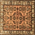 thumbnail image 1 of Ahgly Company Indoor Square Persian Brown Traditional Area Rugs, 4' Square, 1 of 4