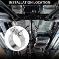thumbnail image 2 of Unique Bargains Exhaust Pipe Clamp / Exhaust Muffler Tube Joint for Car Truck / Durable Stainless Steel 2.60" 30mm / 1 Pc Silver Tone, 2 of 6