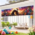 thumbnail image 2 of zhangmingg Easter Decorative Banner Heartfelt Celebration Party Sign for Home Festive Spring Holiday, 2 of 7