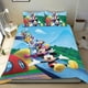 thumbnail image 1 of Mickey Mouse Clubhouse+ Conjunto de sábanas temático, trío de piezas, cómodo y amigable con la piel, diseño único, regalo de decoración para el hogar para familiares, amigos y fans,135cm *200cm, 1 of 6