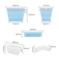 thumbnail image 6 of Joernso 1500ML Food Storage Box Fresh-keeping Strong Seamless Silicone Easy to Clean Food Storage Bag Household Supplies, 6 of 8