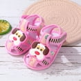 thumbnail image 2 of Siilsaa Kids Sandals Summer Crib Shoes Soft Sole Girls Princess Dress Flats First Walker Shoes Pink,4.5, 2 of 3
