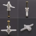 thumbnail image 3 of Drywall Anchor kit, Self-Drilling Hollow Wall Anchors for Gypsum Board Installation, Anti-Rotation Design Ensures Secure Mounting on Various Surfaces, Hardware Fastener, 3 of 6