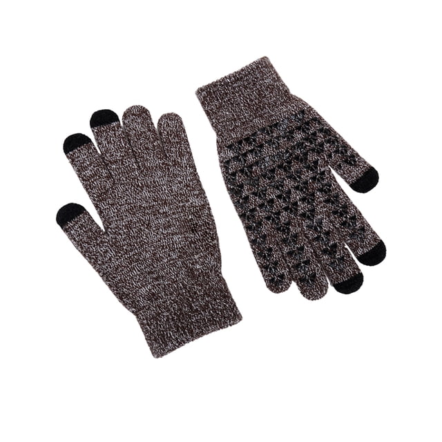 Sonducket Guantes de punto Invierno Mujer Hombre Calentamiento de manos Cubierta Accesorio de ropa Pantalla táctil Punto Guante de dedos completos Tipo 1 guantes y mitones tipo 15 Sonducket AP010237-15
