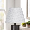 Better Homes & Gardens Pleated Fabric Empire Table Lamp Shade, White
