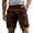 Bronze, variant on Men's Cotton Twill Hiking Tactical Cargo Shorts Lightweight Multi Pockets Casual Golf Outdoor Work Shorts Big & Tall