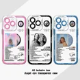 thumbnail image 4 of Funda para teléfono S-Swift Singer T-Taylor para iPhone 16 15 14 13 12 11 Mini Pro Max X XR XSMax 7 8 Plus SE20 Funda transparente, 4 of 5