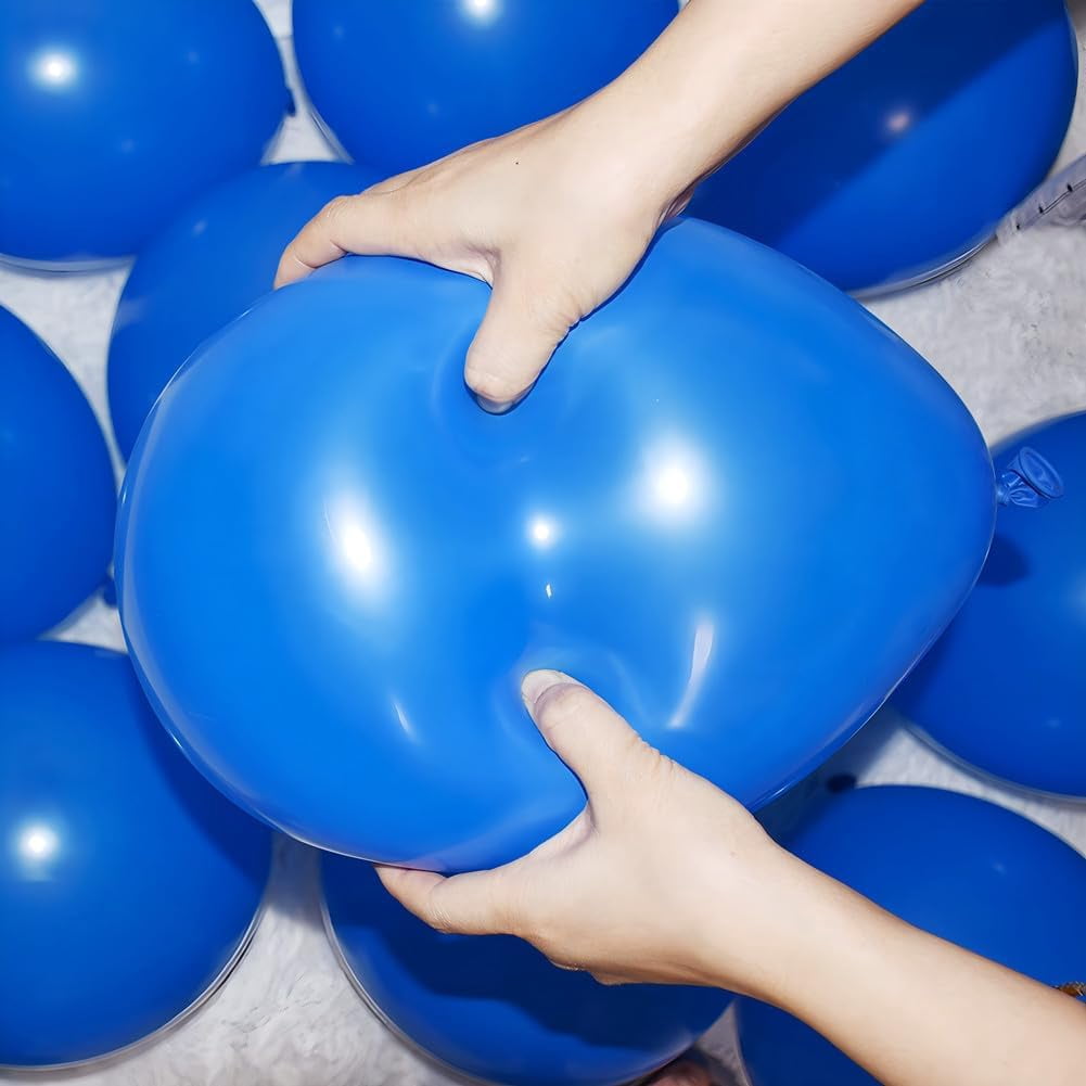 400 Pcs Blue Balloons 12 Inch Dark Blue Bulk Latex Balloon for Birthdays Weddings Party Decorations