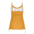 thumbnail image 5 of Roncen Women's Rash Guard Swimsuit Set - Athletic Crop Top & Swim Shorts with Side Pockets, 5 of 9