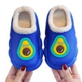 thumbnail image 5 of GJSYRH Girls Plush Slipper Cozy Winter Girls Slippers With Fuzzy For Indoor And Outdoor Use Comfortable Soft Sole Footwear For Toddler And Little Girls Blue 4.5-5 Years, 5 of 6