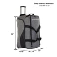 thumbnail image 2 of Jetstream 28" Large Wheeled Rolling Upright Duffel Bag with Trolley Handle, 2 of 9