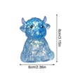 thumbnail image 2 of Highland Cow Squishies Fidget Toy, Cute Glitter Sensory Desk Decor for Adults, Anxiety Relief Squishy Cow Toy for Home Office Decoration 1Pc (#F), 2 of 5