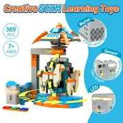 Open Box Apitor Robot S Robot Building Kit, 10 in 1 App Control STEM Coding Toys for Kids Ages 7 12, 389 Blocks
