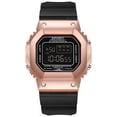 thumbnail image 4 of Reloj electrónico impermeable, despertador, relojes luminosos para hombres, mujeres y estudiantes, reloj electrónico cuadrado pequeño, 4 of 6