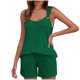 thumbnail image 3 of Camisola Tops para las Mujeres Cuello en V sin Mangas con Pantalones de Bolsillo, Pantalones de Mujer Casual para Primavera Verano, 3 of 7