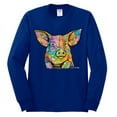 thumbnail image 3 of Dean Russo The Pig Animal Lover Mens Long Sleeve Shirt, Royal, 3X-Large, 3 of 6