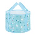 thumbnail image 1 of 1pc Portable Collapsible Travel Basin Multi-functional Water Basin (Sky-blue), 1 of 7