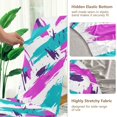 thumbnail image 5 of Yayeee 4 Pack Dining Chair Covers Stretch Parson Chairs Slipcovers Seat Protector, Abstract Drawing, 5 of 6