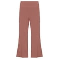 thumbnail image 3 of iiniim Men High Waist Fringe Flared Pants Ballroom Dance Pants Modern Dance Pants Disco Trousers Dusty Pink XXL, 3 of 7