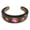 black rose red, variant on Handcrafted Resin Bangle with Rhinestones Accessory Open Adjustable Wristband Jewelry For Everyday Wear