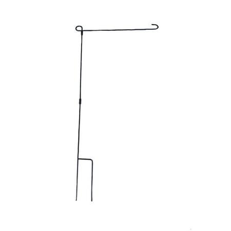 Solid Garden Flag Stand Three Piece in-Ground Metal Construction | Perfect Flag Holder for 12