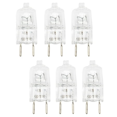 

6-Pack Replacement Light Bulb for General Electric JVM2050SJ01 Microwave - Compatible General Electric WB25X10019 Light Bulb