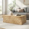 thumbnail image 5 of Jordana Square Plinth Indoor - Outdoor Patio Concrete Coffee Table, 5 of 10