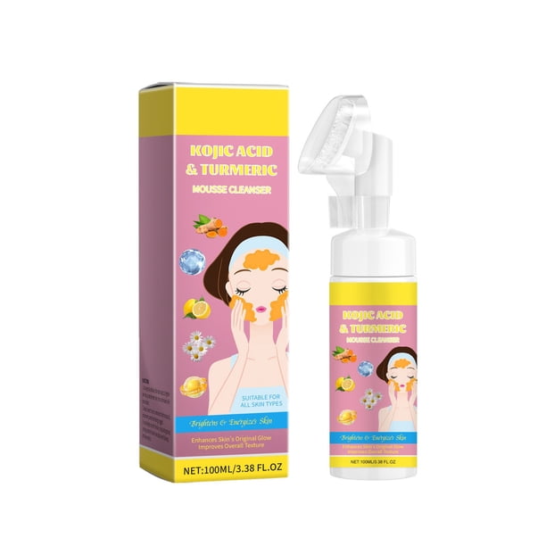 Limpiador facial de limpieza profunda Limpiador Limpiador Hidratante Piel Suave Nutritivo Espuma Limpiador 100ml(Buy 2 Save 10%)