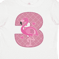 thumbnail image 4 of Inktastic 3rd Birthday Flamingo 3 Year Old Girl Girls Toddler T-Shirt, 4 of 5