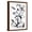 Brown Frame, variant on Art.com Wild Lily II Art Print by PI Studio, 12" x 18"