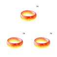 thumbnail image 4 of Qarigey Anillo unisex que brilla en la oscuridad Anillo de acrílico Luminoso Noche que brilla intensamente Joyería de mano Regalo de vacaciones, Rojo y rojo talla 7 3piezas Qarigey CBP169153, 4 of 6