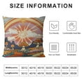 thumbnail image 5 of Nawypu Flowers Clouds Sun Rainbow Boho Throw Pillow Covers Pillow Cover Throw Pillow Cases Double Sided Plush Pillow Covers Decorative Throw Pillows Covers for Couch Living Room Bedroom, 5 of 5