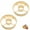 Gold, variant on 2Pcs Stainless Steel Donut Cutter, 3.86inch Multi Purpose Doughnut Cutter with Center, Donut Hole Cutters, Baking Tools for Mousse Bagels Cookie Biscuits(Gold)