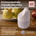thumbnail image 6 of HAPPY SiNKS KONNA Fly Trap Bio Composite Reusable Fruit Fly Catcher Kitchen Pest Control White Grey, 6 of 7