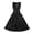 Black, variant on Women's Casual Tennis Dress Elegant Tea Party & Wedding Guest Dress 2023 Style for Everyday Blue XL