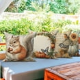 thumbnail image 4 of Dashan Fall Throw Pillow Covers 18x18 4 PCS Pumpkin Squirrel Thanksgiving Couch Cushion Pillowcases for Sofa Living Room, 4 of 6