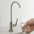 thumbnail image 2 of Allyn™ 100% Lead-Free Kitchen Water Filter Faucet in Brushed Gold, 2 of 10