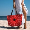 thumbnail image 6 of Kdxio Spider Web1 for Beach Bag for Women Large Beach Tote Bag Waterproof Sandproof Swim Bag with Zipper Pockets Beach Vacation Travel, 6 of 7