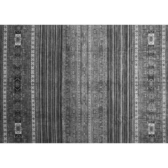 Ahgly Company Indoor Rectangle Oriental Gray Traditional Area Rugs, 2' x 3'