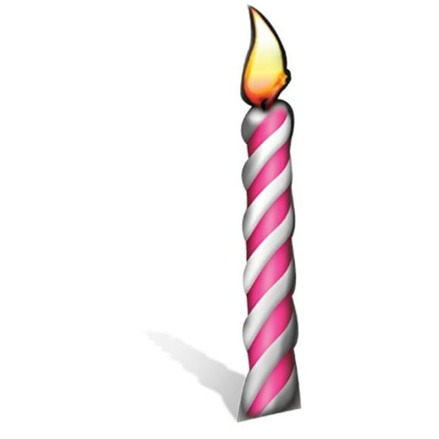 Star Cutouts SC148 Birthday Candle - Single Cardboard Cutout Standup