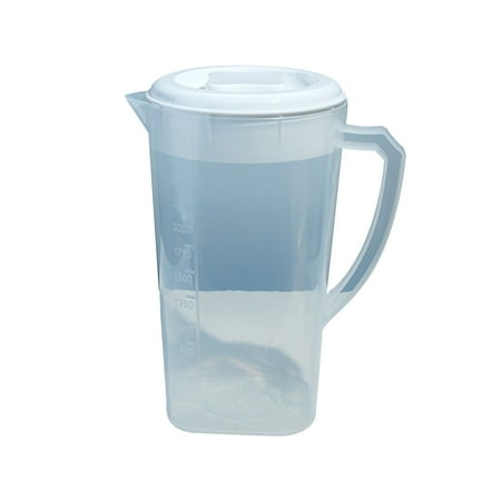 

Uanit Cold Water Kettle Large Capacity Heat Resistant Pp Plastic Teapot Pitcher With Lid Carafes Mix Drinks Jug For Hot/Cold Lemonade Juice Beverage Jar Ice Tea (81Oz White)