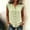 *Green, variant on ClodeEU Women's V Neck Sleeveless Button Ruffle Trim Blouse,Casual Tank Top for Summer Blue,Women's Plus L