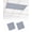 Navy, White, Blue, variant on 1 Pack Fluorescent Light Cover for Ceiling Lights, Black White Vertical Striped Magnetic Classroom Light Filters 4x2 Feet, Farmhouse Thin Line Stripes Decorative Ceiling Shade Panel for Office