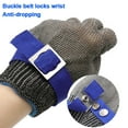 thumbnail image 2 of Cut-Resistant Safety Gloves, Full Finger Anti-Cut Stainless Steel Wire Mesh Gloves for Kitchen, Slaughtering & High-Risk Tasks, A9 Grade Pure Steel Protection, One Size, 2 of 8