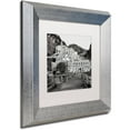 thumbnail image 2 of Trademark Fine Art "Amalfi Pier I" Canvas Art by Alan Blaustein, White Matte, Silver Frame, 2 of 4