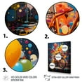 thumbnail image 3 of Designart "Bicycle Bold Rides Painting II" Bicycle Floater Framed Canvas Print, 3 of 7